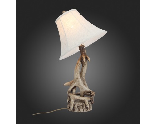 SL153.704.01 Прикроватная лампа ST-Luce Светло-коричневый/Бежевый E14 1*40W (из 2-х коробок) RENNA