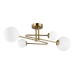 SLE2211-302-04 Светильник потолочный Латунь/Белый G9 LED 4*5W FANTINI