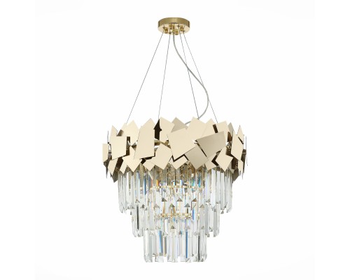 SL1232.203.06 Светильник подвесной ST-Luce Золотистый/Прозрачный, Золотистый E14 6*60W CASERTA