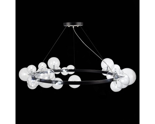 SL1165.403.24 Светильник подвесной ST-Luce Черный/Прозрачный G4 24*5W NECTON