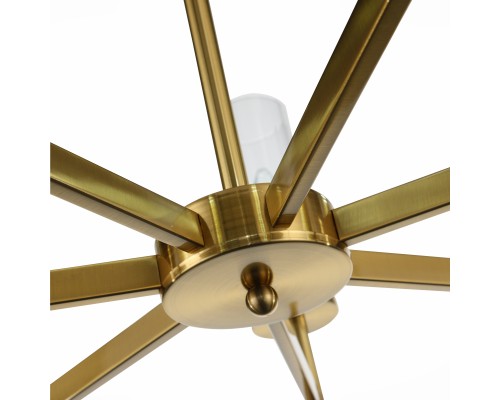 SL1159.303.07 Люстра подвесная ST-Luce Латунь/Латунь, Прозрачный E14 7*60W ACAZIO