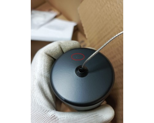 utsenka-SL6224.403.01 Светильник подвесной ST-Luce Черный/Прозрачный LED 1*8W 4000K BAMBOO