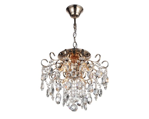 SL846.202.06 Люстра подвесная ST-Luce Золотистый/Прозрачный E14 6*40W ORECCHINI