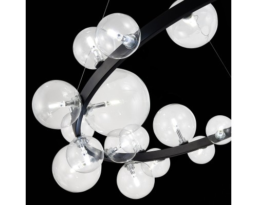 SL1165.403.24 Светильник подвесной ST-Luce Черный/Прозрачный G4 24*5W NECTON