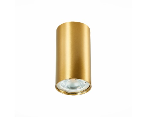 ST110.207.01 Светильник потолочный Золотистый GU10 1*50W  IP20 D54xH100 220V Без ламп Накладные светильники