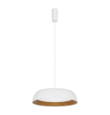 SLE1812-503-01 Светильник подвесной Белый, Древесный/белая LED 1*30W 4000K MUSE