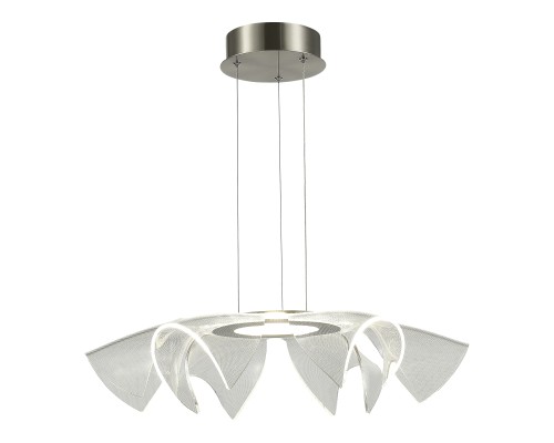 SL6235.103.20 Светильник подвесной ST-Luce Никель/Прозрачный LED 1*20W 4000K FAIRY