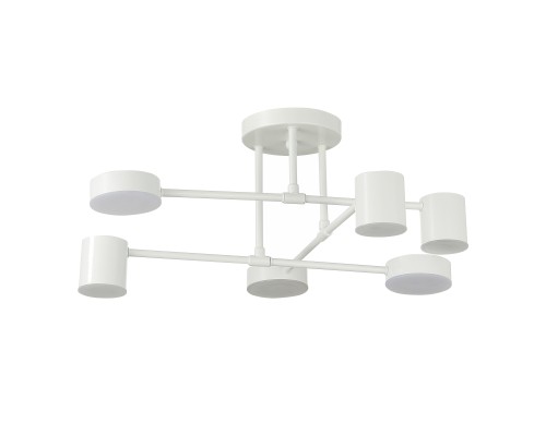 SLE201052-06 Светильник потолочный Белый/Белый LED 6*7W 4000K НОБЕЛЬ