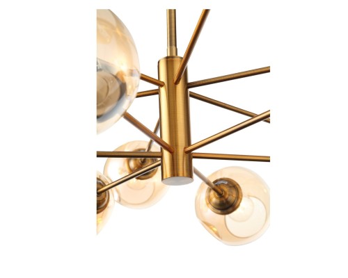 SL1500.203.12 Светильник подвесной ST-Luce Золотистый/Янтарный E14 12*40W FOVIA