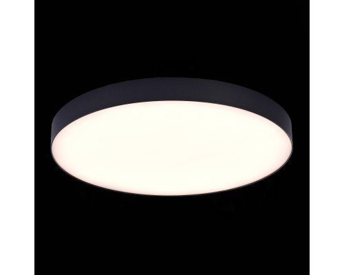 ST606.432.96 Светильник потолочный Черный LED 1*96W 3000K 8 640Lm Ra>85 120° IP20 D600xH55 185-265V Накладные светильники