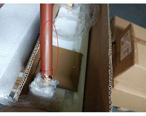 utsenka-SL6225.303.03 Светильник подвесной ST-Luce Латунь/Терракотовый, Белый LED 3*13W 3000K BRICK