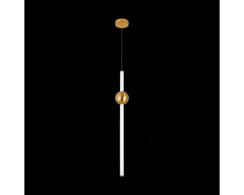 SL1222.213.01 Светильник подвесной ST-Luce Золотистый/Золотистый, Белый LED 1*18W 4000K ANGURRA