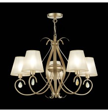 SLE111403-05 Светильник подвесной Шампань/Шампань E14 5*40W FOGGIA