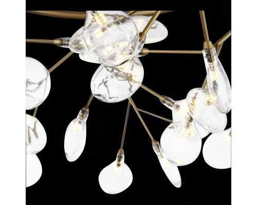 SL411.233.45 Люстра подвесная ST-Luce Золотистый/Прозрачный G4 45*1,5W RICCARDO