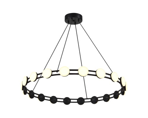 SL6610.403.20 Светильник подвесной ST-Luce черный/белый LED 1*40W 4000K MONRO