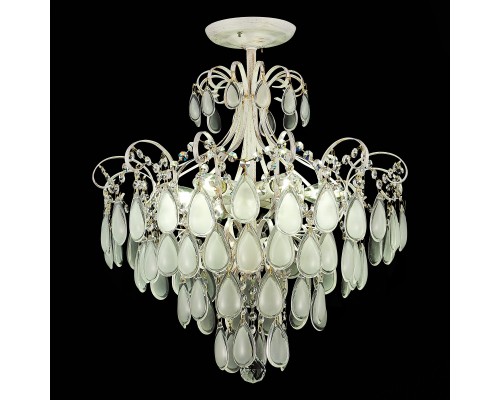 SLE160302-06 Светильник потолочный Золотистый/Белый матовый E14 6*60W MAGONZA