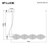 SL6130.403.24 Светильник подвесной ST-Luce Черный/Белый, Дымчатый LED 1*28W 3000K ICE