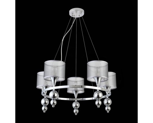 SLE107103-05 Светильник подвесной Хром/Серебристый E14 5*40W PAZIONE