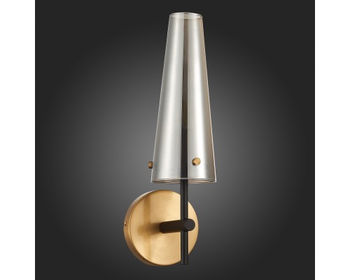 SL1209.301.01 Бра ST-Luce Бронза,Черный/Дымчатый E14 1*40W MORAVE