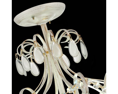 SLE160302-06 Светильник потолочный Золотистый/Белый матовый E14 6*60W MAGONZA