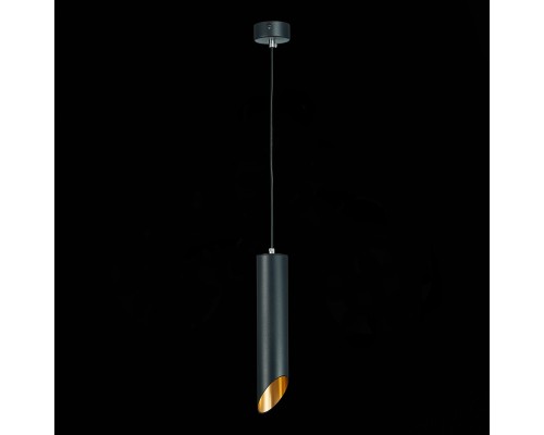ST152.403.01 Светильник подвесной Черный GU10 1*50W  IP20 D60xH300 220V Без ламп Подвесные светильники