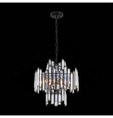 SL665.443.06 Люстра подвесная ST-Luce Черный/Черный, Прозрачный E14 6*40W CHIAREZZA