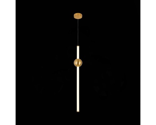 SL1222.213.01 Светильник подвесной ST-Luce Золотистый/Золотистый, Белый LED 1*18W 4000K ANGURRA