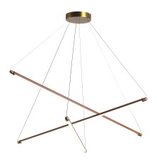 utsenka-SL6225.303.03 Светильник подвесной ST-Luce Латунь/Терракотовый, Белый LED 3*13W 3000K BRICK