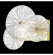 SL1657.201.01 Бра ST-Luce Золотистый/Прозрачный E14 1*40W FLERO