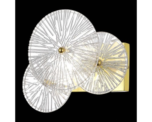 SL1657.201.01 Бра ST-Luce Золотистый/Прозрачный E14 1*40W FLERO