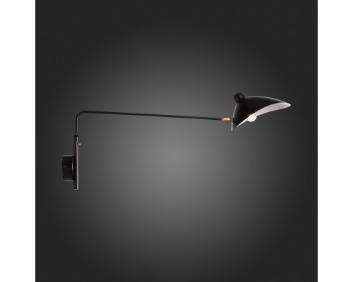 SL305.401.01 Бра ST-Luce Черный/Черный, Белый E27 1*60W SPRUZZO