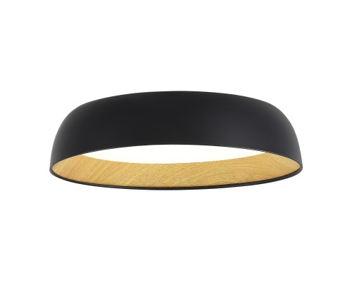 SLE1812-402-01 Светильник потолочный Черный, Древесный/белая LED 1*36W 4000K MUSE