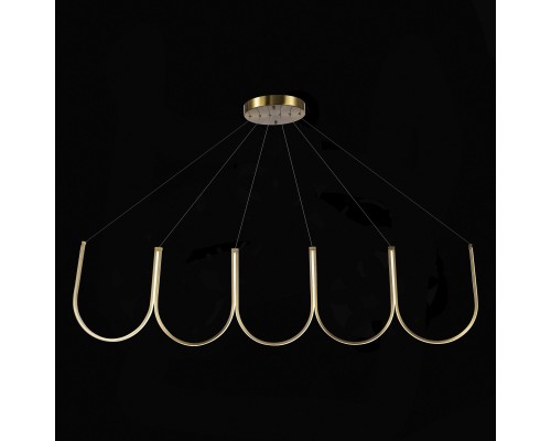 SL6202.213.01 Светильник подвесной ST-Luce Золотистый LED 1*68W 3000K HEIT