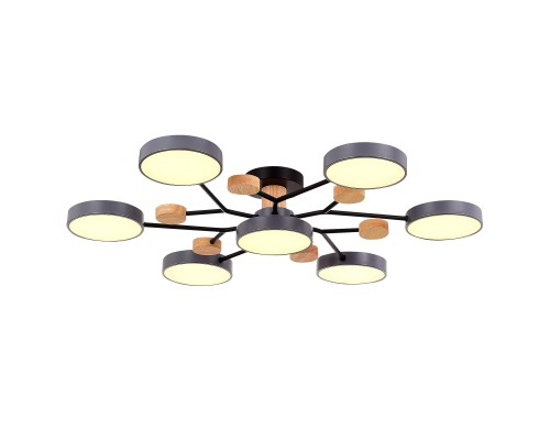 SLE6006-702-07 Светильник потолочный Серый/Серый LED 7*12W 3000K/4500K/6000K FAEMA