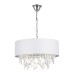 SLE1120-103-07 Светильник подвесной Хром/Белый E14 7*40W DAHLIA
