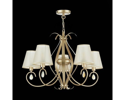 SLE111403-05 Светильник подвесной Шампань/Шампань E14 5*40W FOGGIA