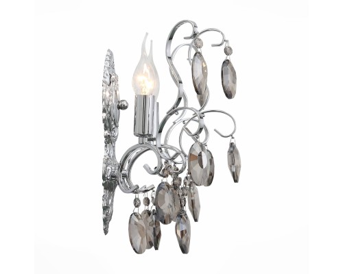 SL846.101.02 Бра ST-Luce Темный хром/Тонированный черный E14 2*40W ORECCHINI