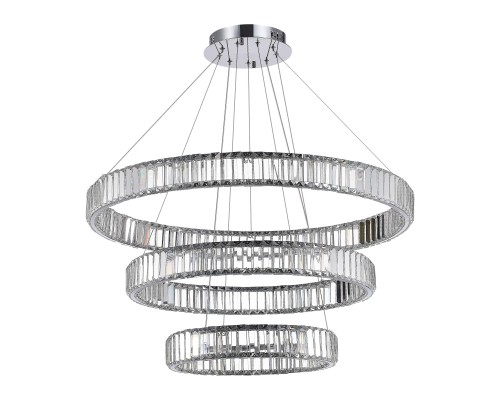 SL1622.103.03 Люстра подвесная ST-Luce Хром/Прозрачный LED 1*122W 4000K ТИВОЛИ