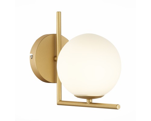 SL1148.301.01 Светильник настенный ST-Luce Латунь/Белый G9 1*3W CODDA