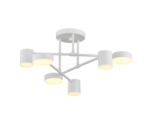 SLE201052-06 Светильник потолочный Белый/Белый LED 6*7W 4000K НОБЕЛЬ