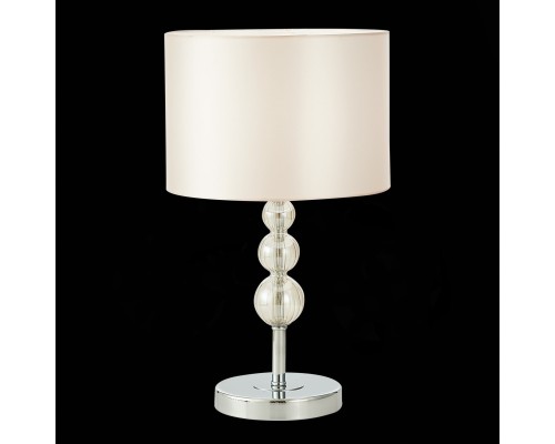 SLE105704-01 Прикроватная лампа Хром/Светло-бежевый E14 1*40W RAMER