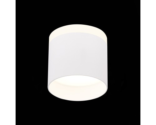 ST102.542.09 Светильник потолочный Белый LED 1*9W 4000K 702Lm Ra>80 120° IP20 D79xH75 170-240V Накладные светильники