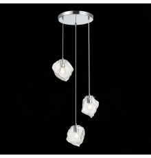SL1175.103.03 Светильник подвесной ST-Luce Хром/Прозрачный E14 3*40W PORTICI