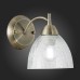 SLE104401-01 Светильник настенный Бронза/Прозрачный E27 1*60W