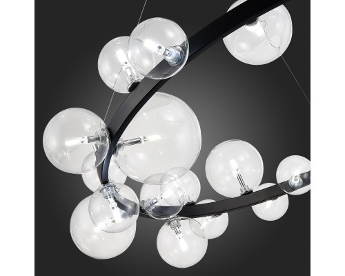 SL1165.403.24 Светильник подвесной ST-Luce Черный/Прозрачный G4 24*5W NECTON