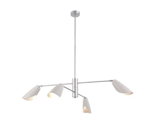 SLE1254-103-04 Светильник подвесной Серебристый/Белый E14 4*60W ALTON