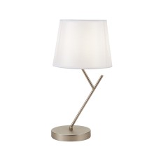 SLE300104-01 Прикроватная лампа Никель/Белый E14 1*40W DENICE