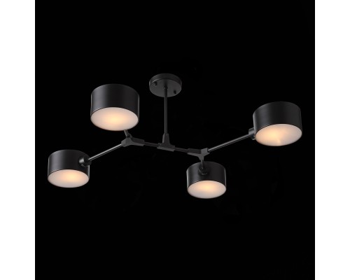 SLE183402-04 Светильник потолочный Черный/Черный E14 4*60W GIMENTO