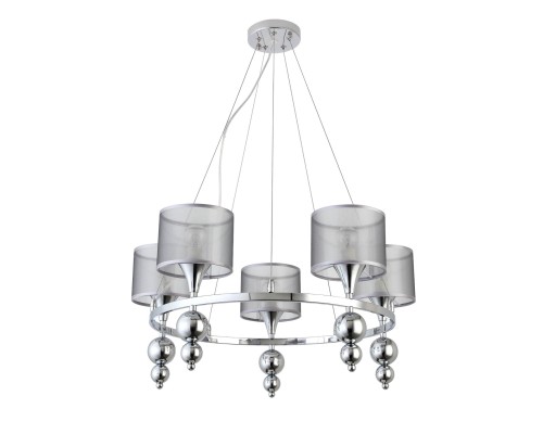 SLE107103-05 Светильник подвесной Хром/Серебристый E14 5*40W PAZIONE