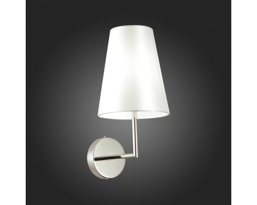 SLE105901-01 Светильник настенный Никель/Белый E14 1*40W BELLINO